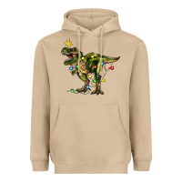 Mushroom tree rex christmas Heavyweight Hoodie - Zillion Design Studio