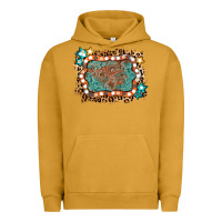 Pigment Peanut Butter light western frame Urban Hoodie - AdoDesignShop