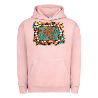 Pigment Salmon light western frame Urban Hoodie - AdoDesignShop