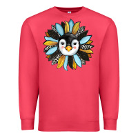 Cardinal penguin sunflower Premium Sweatshirt - RanaPortraitStore