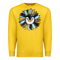 Lemon penguin sunflower Premium Sweatshirt - RanaPortraitStore