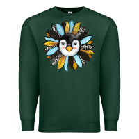 Sports Green penguin sunflower Premium Sweatshirt - RanaPortraitStore