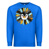 True Royal penguin sunflower Premium Sweatshirt - RanaPortraitStore
