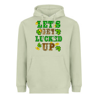 Matcha st patricks day lets get lucked up Heavyweight Hoodie - RanaPortraitStore