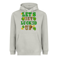 Moon Dust st patricks day lets get lucked up Heavyweight Hoodie - RanaPortraitStore
