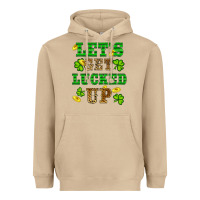 Mushroom st patricks day lets get lucked up Heavyweight Hoodie - RanaPortraitStore