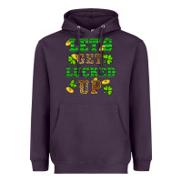 Plum st patricks day lets get lucked up Heavyweight Hoodie - RanaPortraitStore