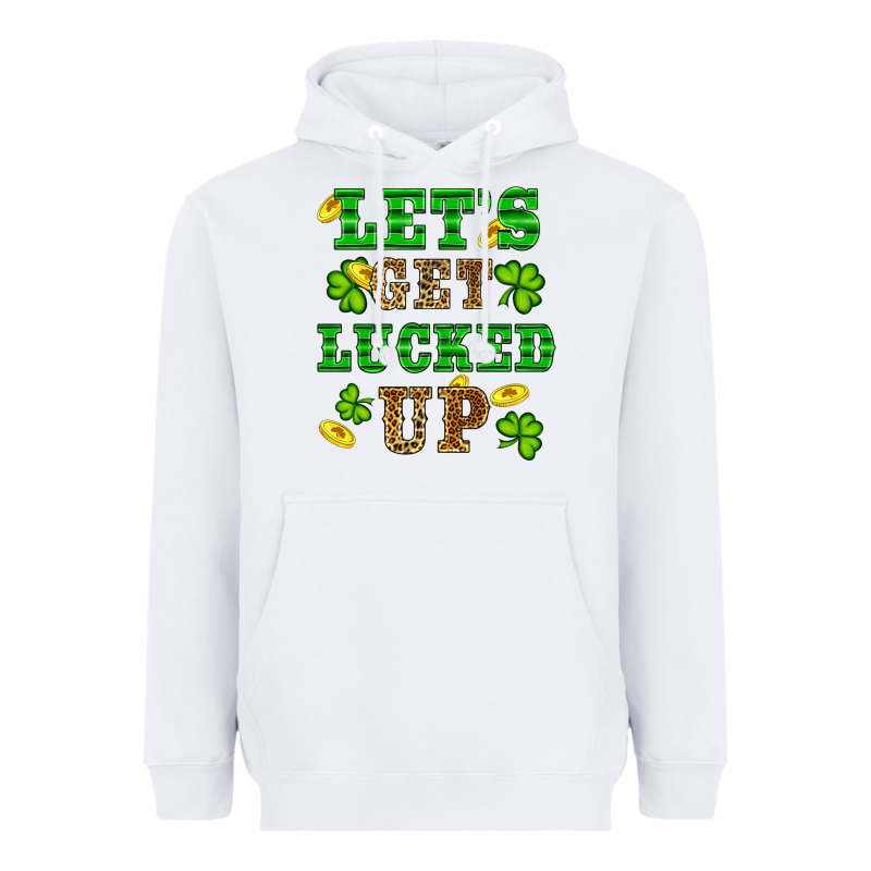 St Patricks Day Lets Get Lucked Up Heavyweight Hoodie by RanaPortraitStore | Teevron