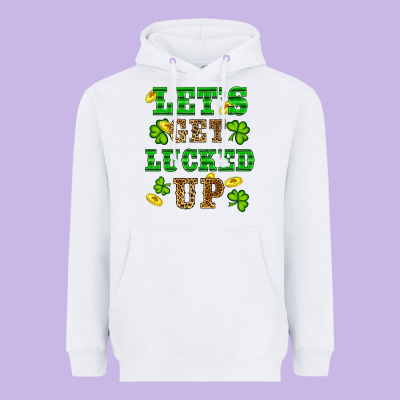 Heavyweight Hoodie st patricks day lets get lucked up