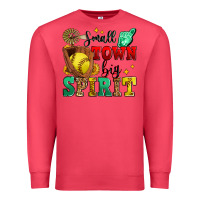 Cardinal small town big spirit softball Premium Sweatshirt - Zillion Design Studio