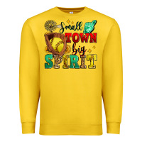 Lemon small town big spirit softball Premium Sweatshirt - Zillion Design Studio