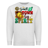 Oatmeal Heather small town big spirit softball Premium Sweatshirt - Zillion Design Studio