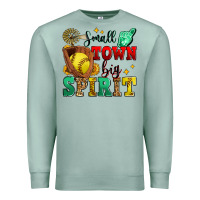 Seafoam small town big spirit softball Premium Sweatshirt - Zillion Design Studio