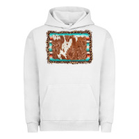 Pigment Lunar Rock leopard serape cowhide  leather background Urban Hoodie - AdoDesignShop