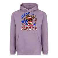 Lavender made in america Heavyweight Hoodie - texasbilliewilder