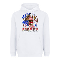 White made in america Heavyweight Hoodie - texasbilliewilder