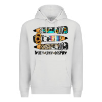Dove Grey western pencils teach love inspire Premium Hoodie - JahusDesignShop
