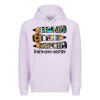 Lilac western pencils teach love inspire Premium Hoodie - JahusDesignShop