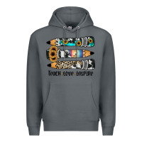 Rock western pencils teach love inspire Premium Hoodie - JahusDesignShop