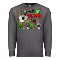 Charcoal Heather small town big spirit soccer Premium Sweatshirt - Zillion Design Studio