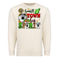 Sandshell small town big spirit soccer Premium Sweatshirt - Zillion Design Studio