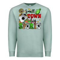 Seafoam small town big spirit soccer Premium Sweatshirt - Zillion Design Studio