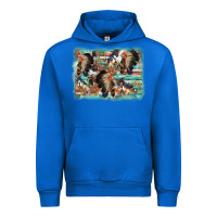 Cobalt indian western background Urban Hoodie - AdoDesignShop