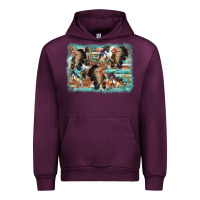Mauve Wine indian western background Urban Hoodie - AdoDesignShop