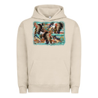 Pigment French Oak indian western background Urban Hoodie - AdoDesignShop