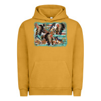 Pigment Peanut Butter indian western background Urban Hoodie - AdoDesignShop