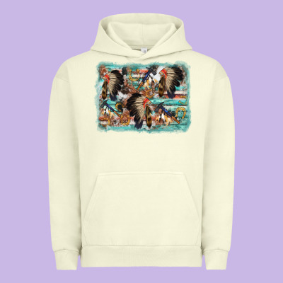 Indian Western Background Urban Hoodie Designed By Adodesignshop