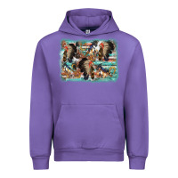Tulip indian western background Urban Hoodie - AdoDesignShop