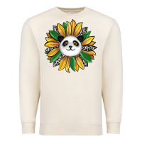 Sandshell panda sunflower Premium Sweatshirt - RanaPortraitStore