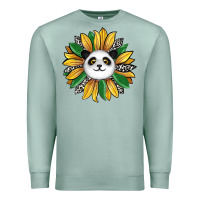 Seafoam panda sunflower Premium Sweatshirt - RanaPortraitStore