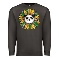 Smoke panda sunflower Premium Sweatshirt - RanaPortraitStore