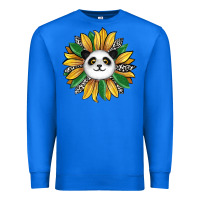 True Royal panda sunflower Premium Sweatshirt - RanaPortraitStore