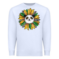 White panda sunflower Premium Sweatshirt - RanaPortraitStore