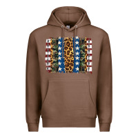Chestnut usa army pattern brushstroke Premium Hoodie - Artiststas