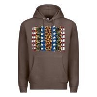 Coffee usa army pattern brushstroke Premium Hoodie - Artiststas