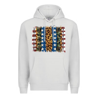 Dove Grey usa army pattern brushstroke Premium Hoodie - Artiststas