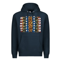 Navy usa army pattern brushstroke Premium Hoodie - Artiststas