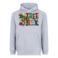 Heather Grey tree rex coffee drink Heavyweight Hoodie - Zillion Design Studio