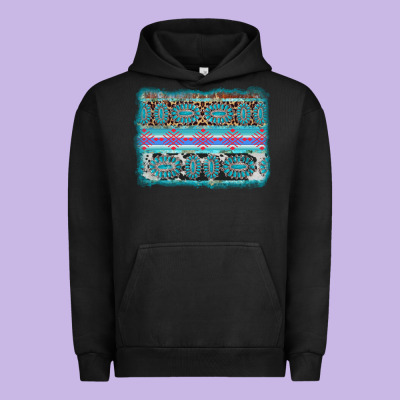 Turquoise Gemstone Background Urban Hoodie Designed By Adodesignshop