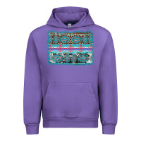 Tulip turquoise gemstone background Urban Hoodie - AdoDesignShop