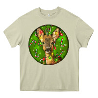Mossy red brocket deer christmas Heavy Core Tee - LillyAllenDesigns