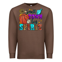 Chestnut small town big spirit basketball Premium Sweatshirt - Zillion Design Studio