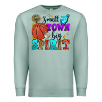 Seafoam small town big spirit basketball Premium Sweatshirt - Zillion Design Studio