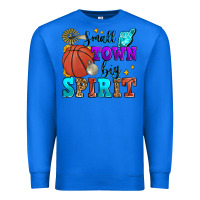 True Royal small town big spirit basketball Premium Sweatshirt - Zillion Design Studio