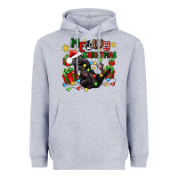 Heather Grey meowy christmas Heavyweight Hoodie - Zillion Design Studio
