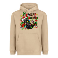 Mushroom meowy christmas Heavyweight Hoodie - Zillion Design Studio